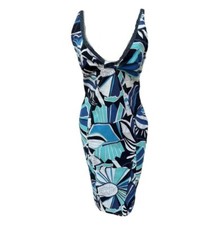 Dolce and Gabbana D&G sexy plunge pencil dress sz IT44 UK12 US8 EU 38