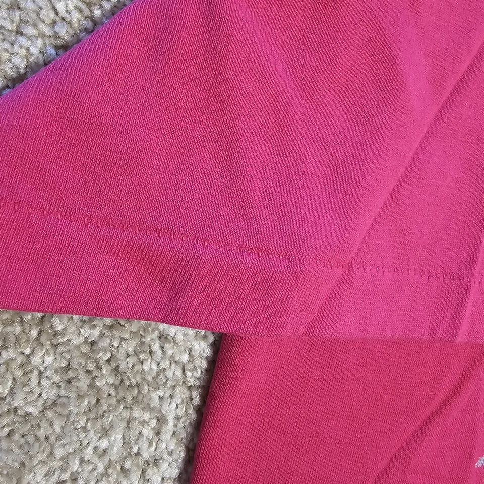 Vintage 90s Alaska Polar Bear Pink T-Shirt Mens S Tourist Single Souvenir Pastel - Image 3 of 4