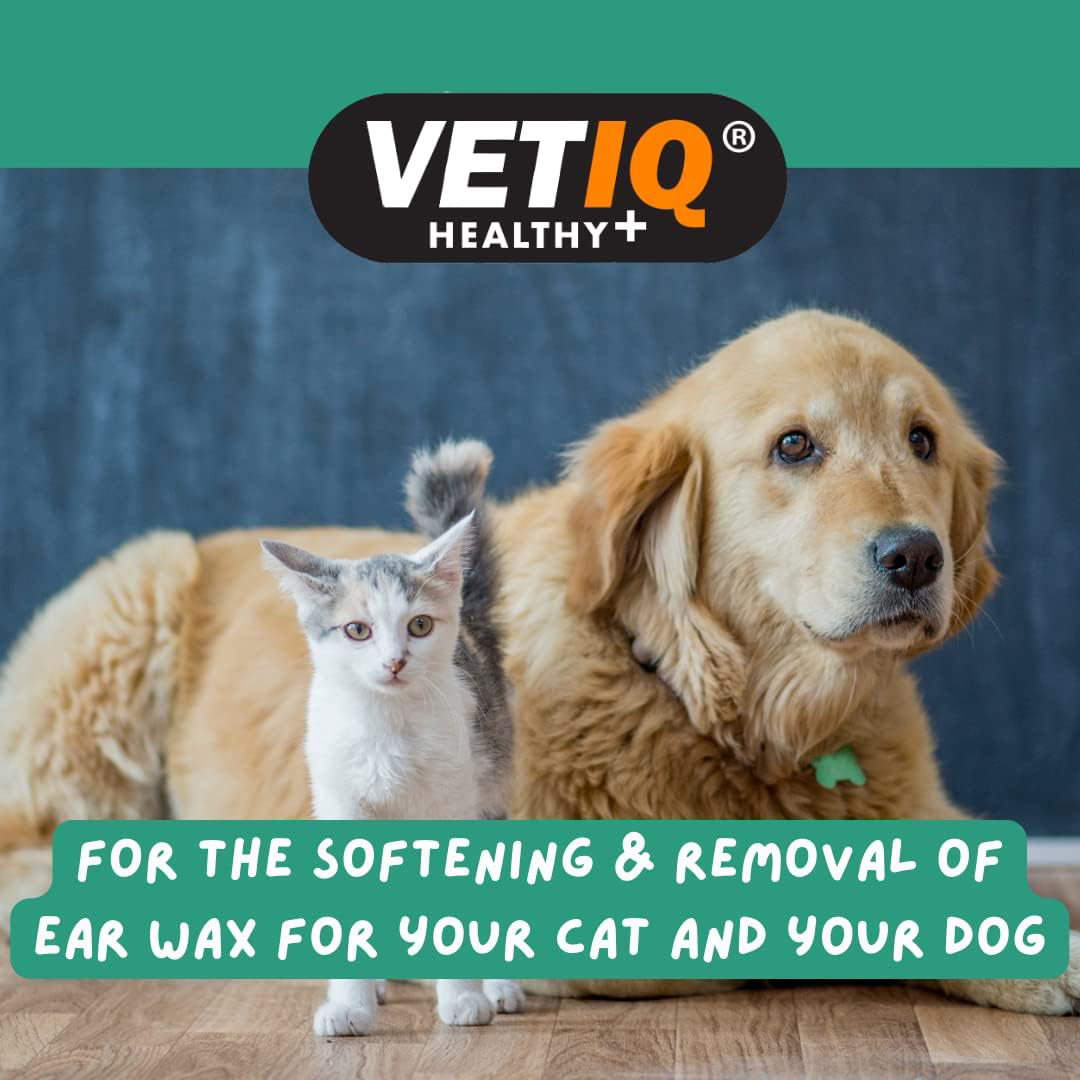 VetIQ Ear Cleaner 100ml Dog Ear Cleaner Softens & Removes Wax eBay