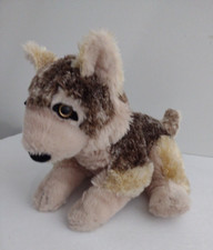 Plush Dog German Shepherd Puppy Brown Beige No Tush Tag 11 Inches