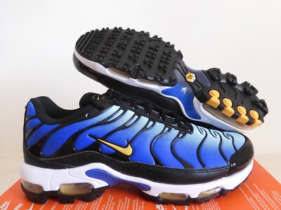 Nike Air Max Plus G Golf Cleats Hyper Blue-Infinite Gold Mens Sz 8 [FZ4150-400]