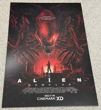 2024 ALIEN: Official Romulus 11x17 CINEMARK XD Theater Movie POSTER - Xenomorph