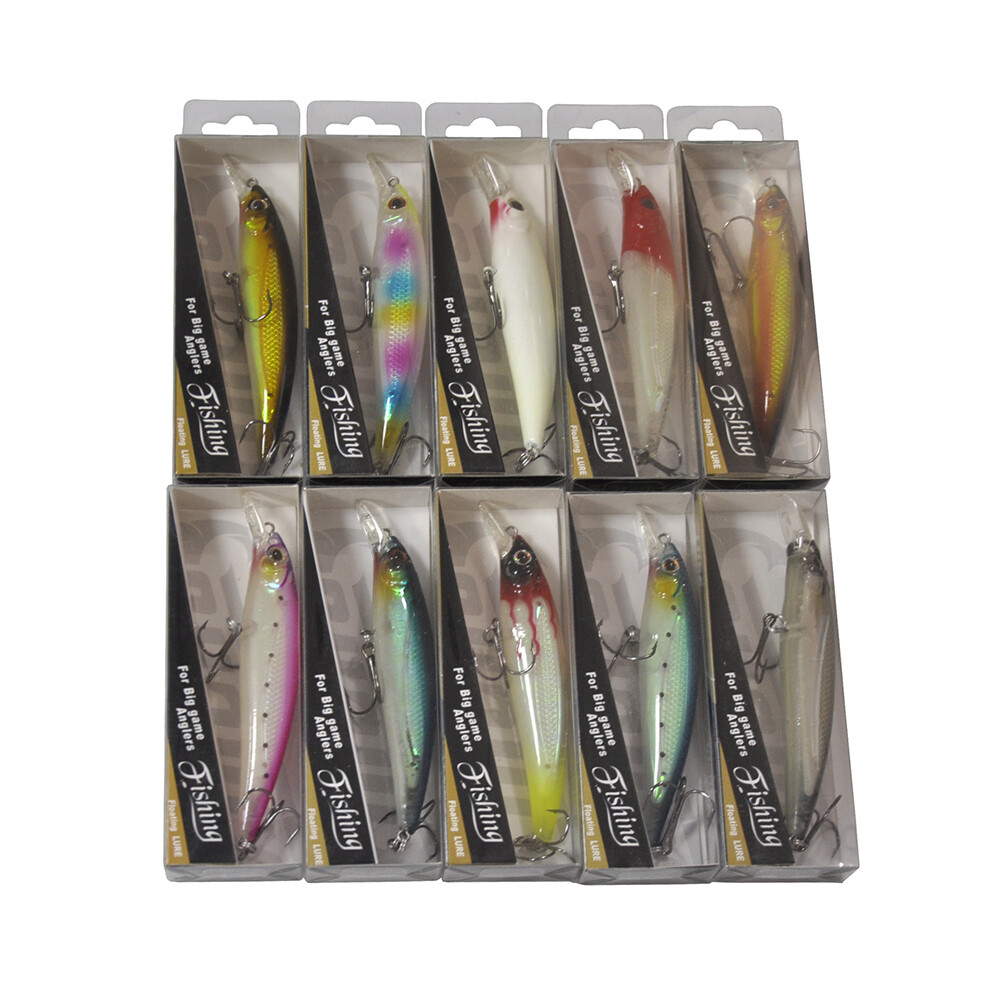 40pcs Fishing Lures Crankbait Swimbait Popper VIB Minnow For Trout Bass Perch - Image 9