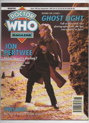 DR WHO MAGAZINE issue 190 - 2 September 1992