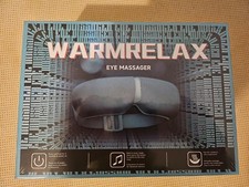 New In Box WARMRELAX Heated Eye Massager/Music/Fatigue Relief for Eyes Foldable