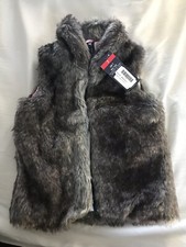 GIRLS NWT FAUX FUR VEST SIZE 7