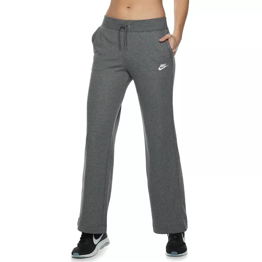 NIKE Women's Sportswear Straight Leg Sweatpants GRAY (Size X-SMALL) NWT  MSRP $50