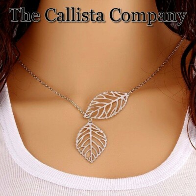 CALLISTA NECKLACE FASHION LEAF FOR WOMEN (2-COLORS) ✓