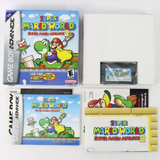 Super Mario World: Super Mario Advance 2 (Game Boy Advance, GBA) CIB with Poster