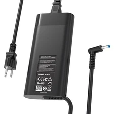 HP 135W Laptop Charger Power Adapter for Spectre X360 Pavilion Gaming 15 17