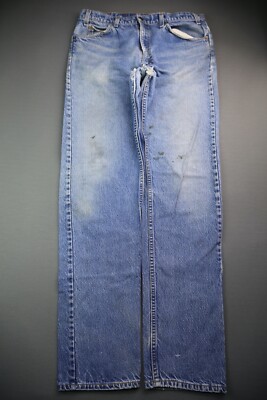 Vintage 1980's Mens Levi's 505 Jeans Regular USA Distressed Sz