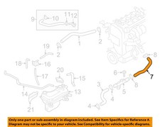 FIAT OEM 17-20 124 Spider Cooling Hoses Pipes-Connector Hose 68313139AA