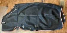 GENTLY USED- Horseware Rambo Airmax Cooler with Disc Front Closure BLACK SIZE 69