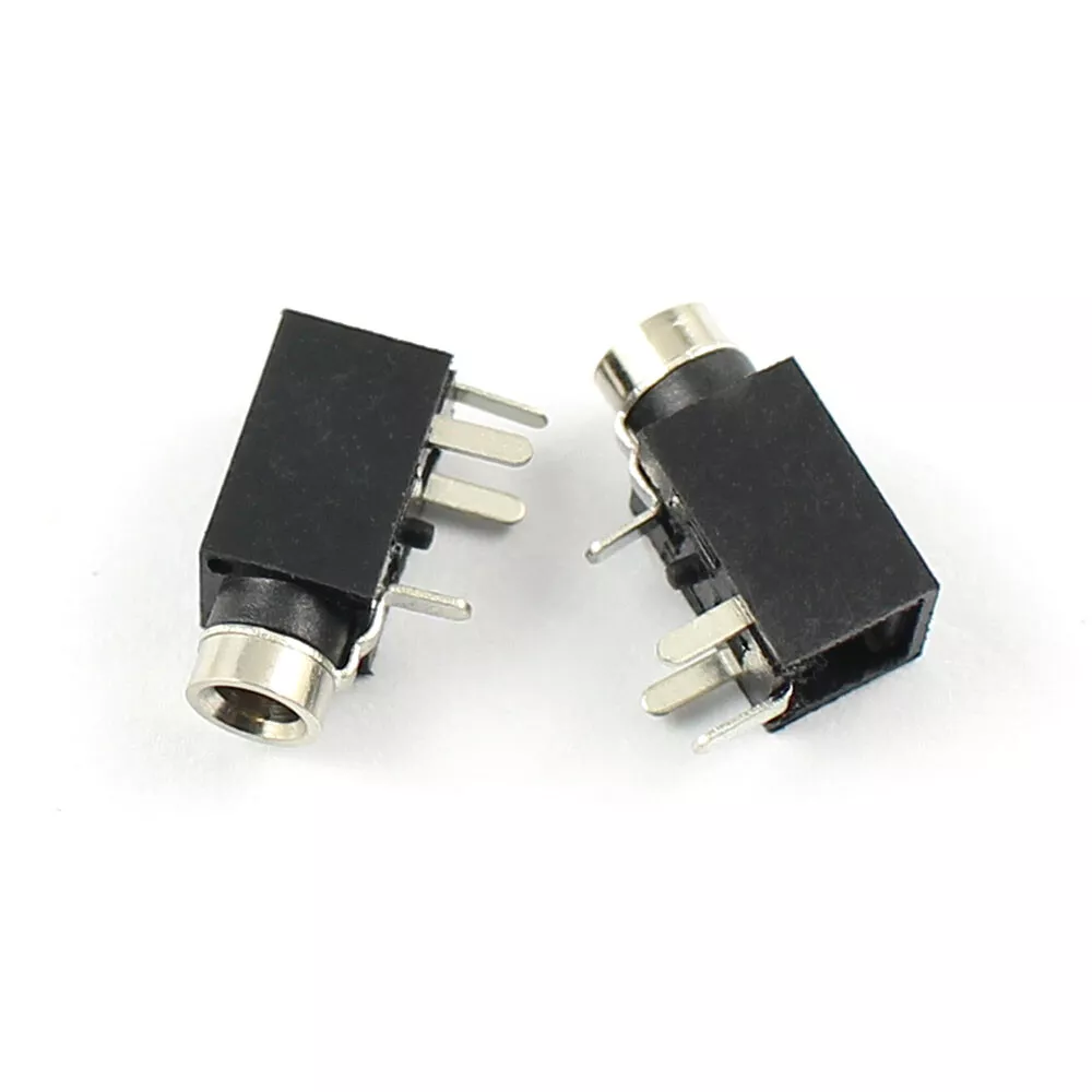 10Pcs PJ210B Headphone Jack 2.5mm Female 4 Pin DIP Audio Connector Socket