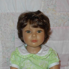 Playhouse BOB Unisex Doll Wig SZ 8/9 BIG LIGHT BROWN Short Layered w/Bangs NWT