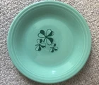 ☘️ Fiesta Fiestaware St. Patrick’s Day Shamrock Decal 10.5” Dinner Plate ☘️