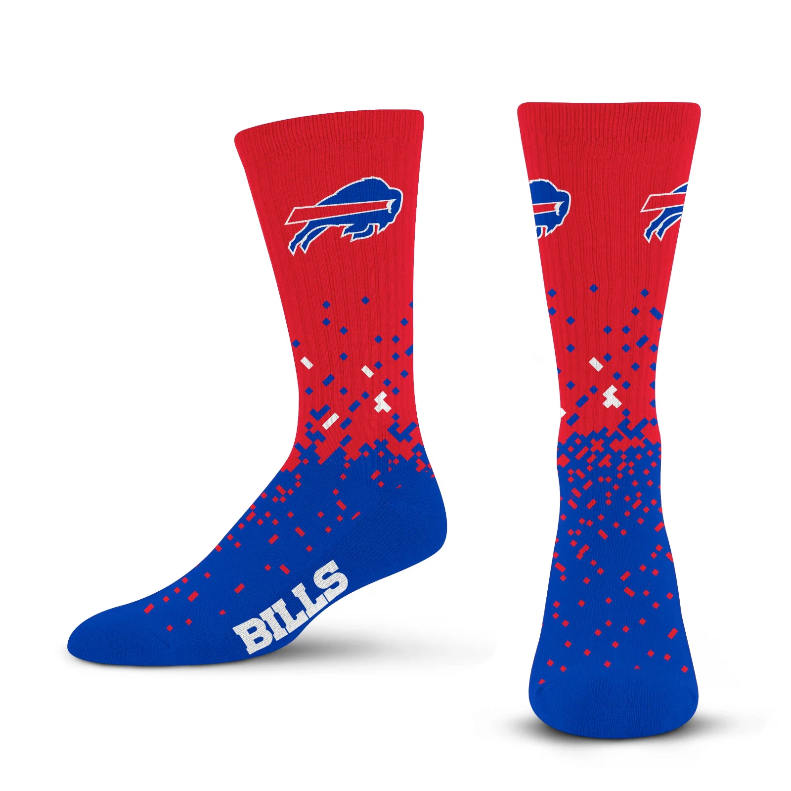 Buffalo Bills football Spray Zone Socks - Large