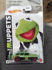 Hot Wheels KERMIT the Frog Muppets Disney Die-cast Car 2020 #1/5 Classic Nomad