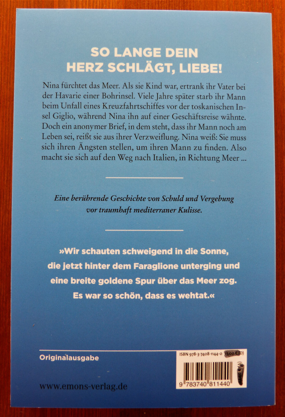 Thumbnail - So Weit Das Meer Uns Trennt - Roman Buch Britt Reissmann Emons Giglio