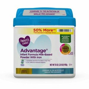 advantage infant formula with iron
