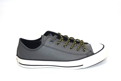 Converse Tumbled Leather Chuck Taylor All Star 165961C CARBON GREY/VIVID UNISEX