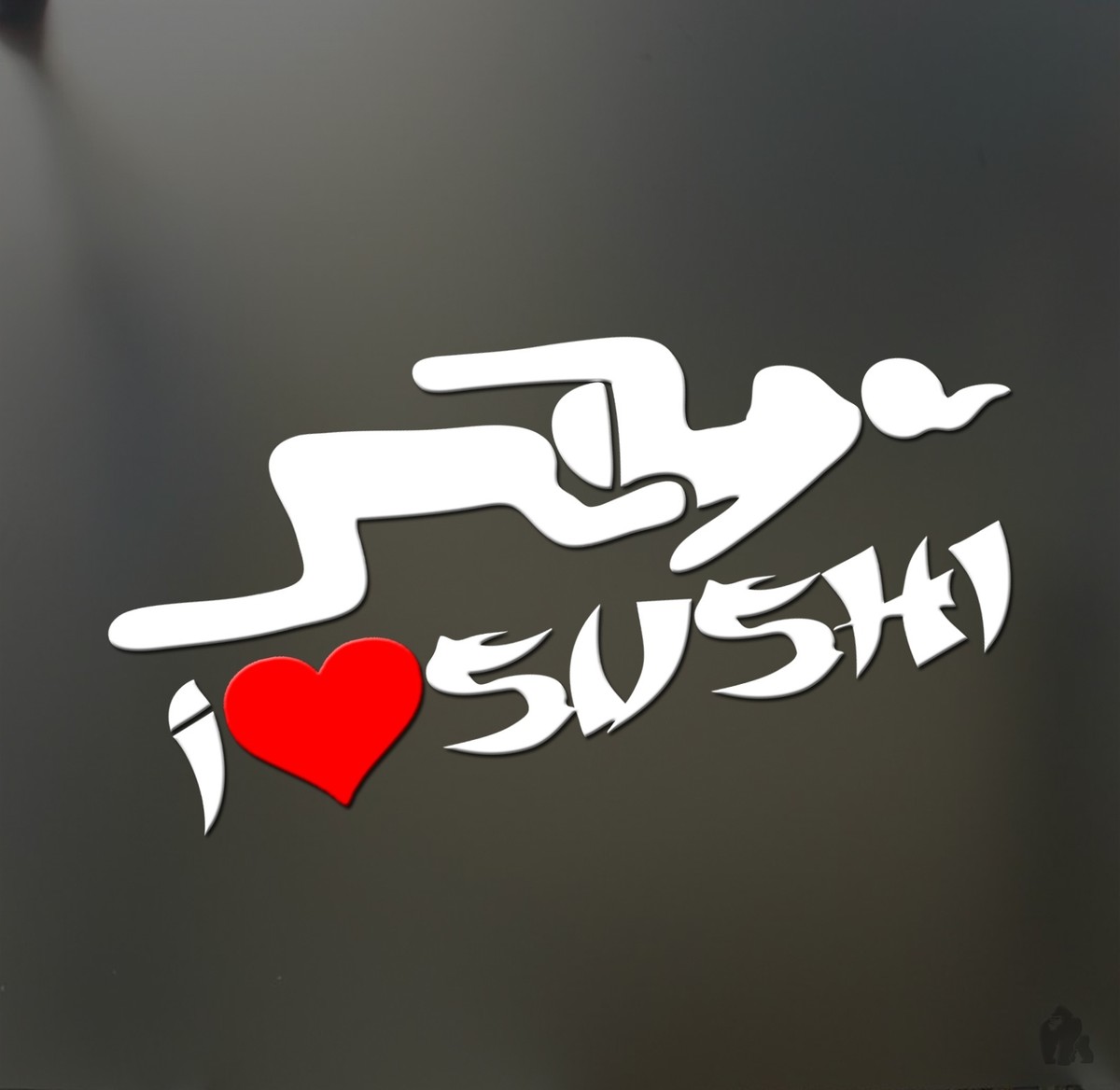 I LOVE SUSHI Sticker Vinyl Car Decal Funny Meme Drift JDM Illest Adult Joke Fun - Foto 2