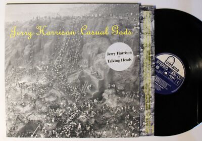 Jerry Harrison: Casual Gods Casual Gods EU LP 1988 + Innerbag Hypesticker Top!