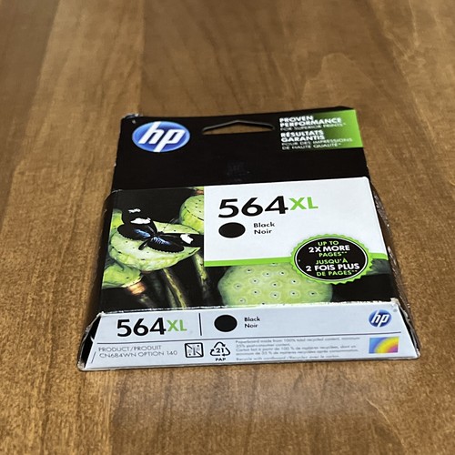 Genuine HP 564XL CN684WN High Yield Black Ink Cartridge - Expired: Mar 2018 - Picture 5 of 5