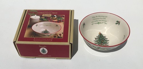 Spode Albero di Natale Piatto Annuale Ciotola Caramelle - Foto 6 di 6