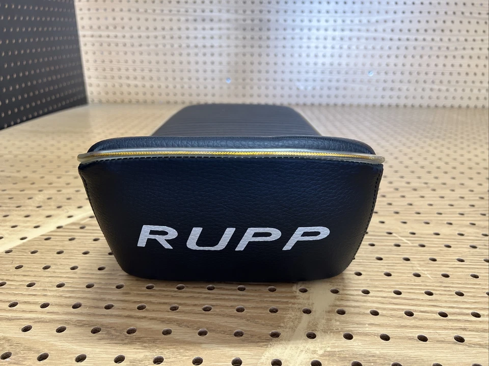 MINI BICICLETA RUPP SEAT COMPLETA NUEVA SEAT RIBETE DORADO. Foto 2 de 4