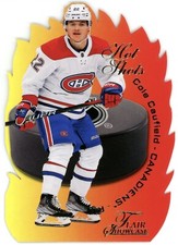 2022-23 Skybox Metal Universe Cole Caufield Flair Showcase Hot Shots #3OF20HS