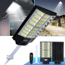11000W Commercial Solar Street Lights LED Outdoor Dusk to Dawn Lamp Super Bright