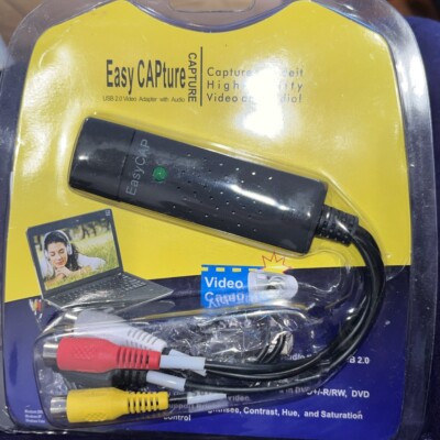 EasyCap Capture USB 2.0 Video Adapter with Audio Never Used Great Deal