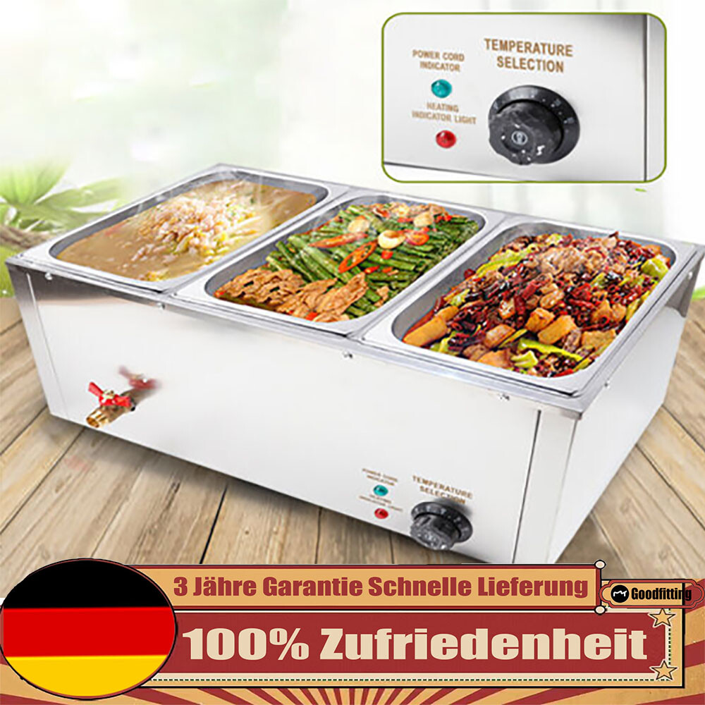 Speisenwärmer Elektrische Speisewärmer Wärmebehälter Gastro Edelstahl Hochwertig