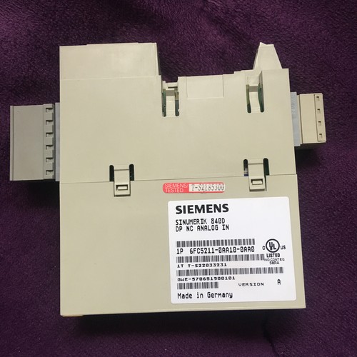 1PC USED FOR SIEMENS 6FC5211-0AA10-0AA0 Analog Input Module Tested In Good - 第 2/2 張圖片