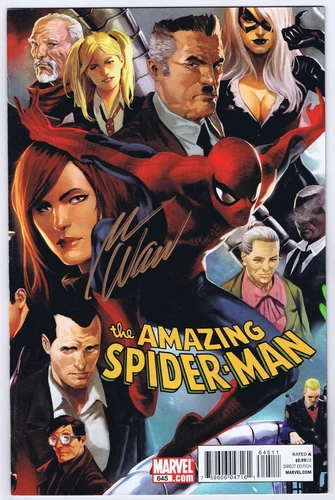 Amazing Spider-Man #645 VF/NM Signed w/COA Mark Waid 2010 Marvel Comics