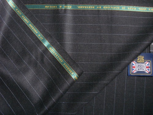Reid & Taylor 100% SUPER 120’s WOOL SUITING FABRIC = MADE IN SCOTLAND - 5.2 m. - Picture 8 of 12