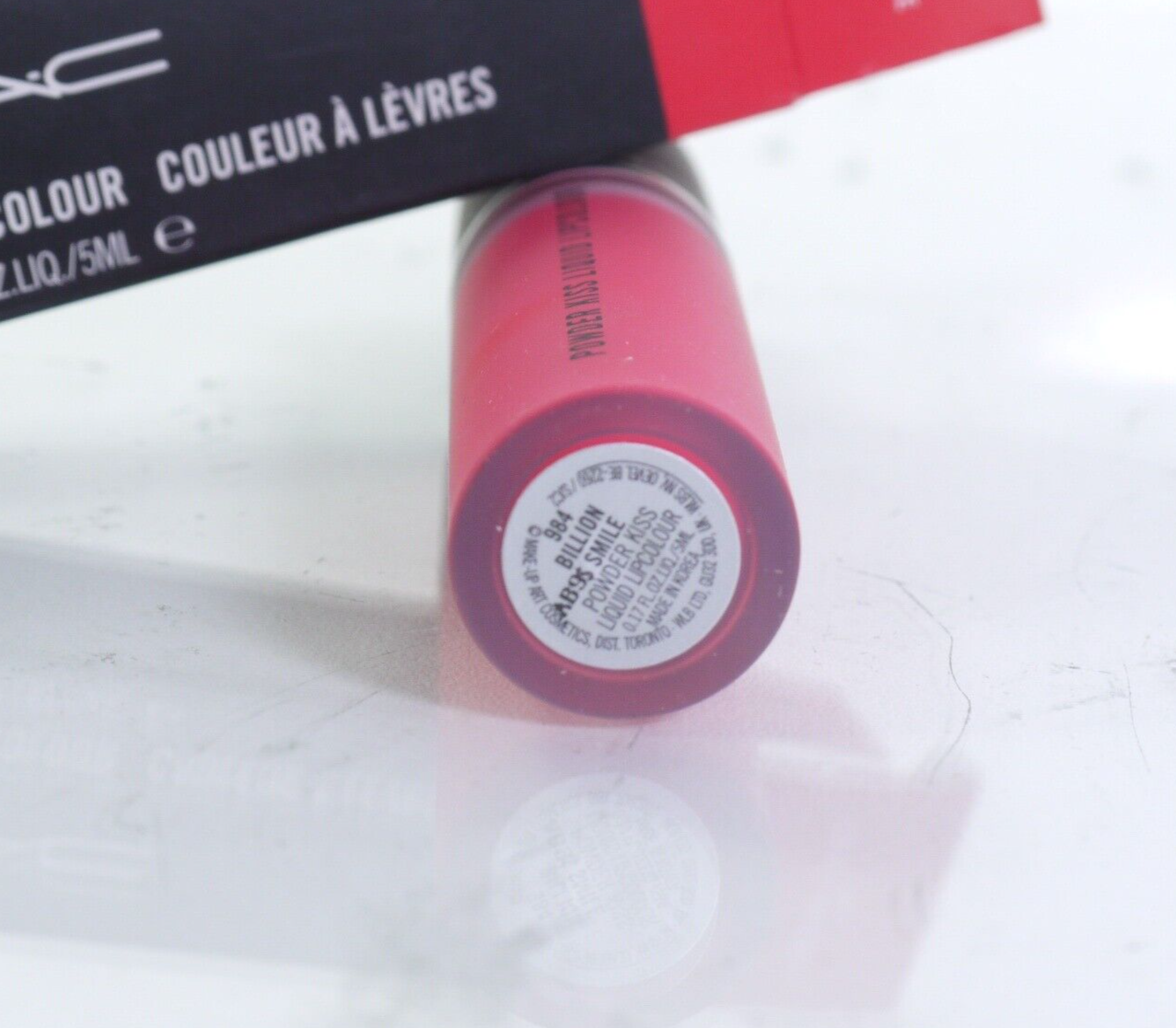 MAC Powder Kiss Liquid Lipcolour Shade 984 BILLION SMILE 5ml /.17oz