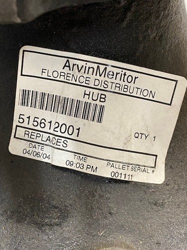 Arvin Meritor Hub 515612001, 15612, 1283, 12-1/2" OD, 106mm Bore, 20mm Holes - Picture 5 of 18