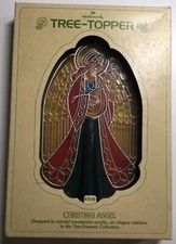 Vintage 1979 Hallmark Tree-Topper “Christmas Angel” Translucent Acrylic