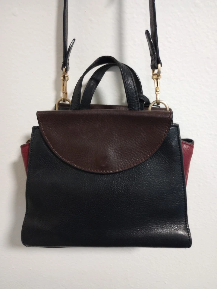 Kate Spade Saturdays 三色皮革斜挎包 — 第 4/4 张图片