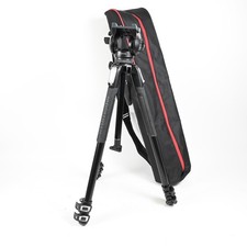 Manfrotto MT190X3 Aluminum Tripod w/ MVH500AH Fluid Head 263