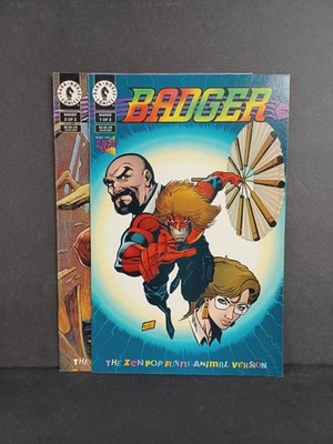Badger The Sen Pop Funny Animal Version #1-2 Complete Set 