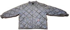 DICKIES Diamond Quilted Lined Jacket Coat Men's 2XL Full Zip Vintage Distressed
