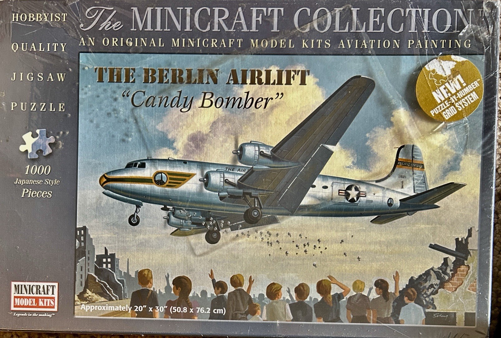 New! THE BERLIN AIRCRAFT “Candy Bomber” Puzzle 1000 PCS The Minicraft Collection