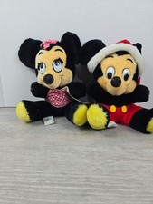 Vintage Walt Disney Parks Mickey/Minnie Mouse Plush Bean Bags 1960's