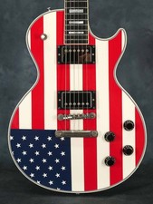 Gibson Custom Shop 1968 LES Paul Custom Stars & Stripes "US Flag" Used El [AUTH]