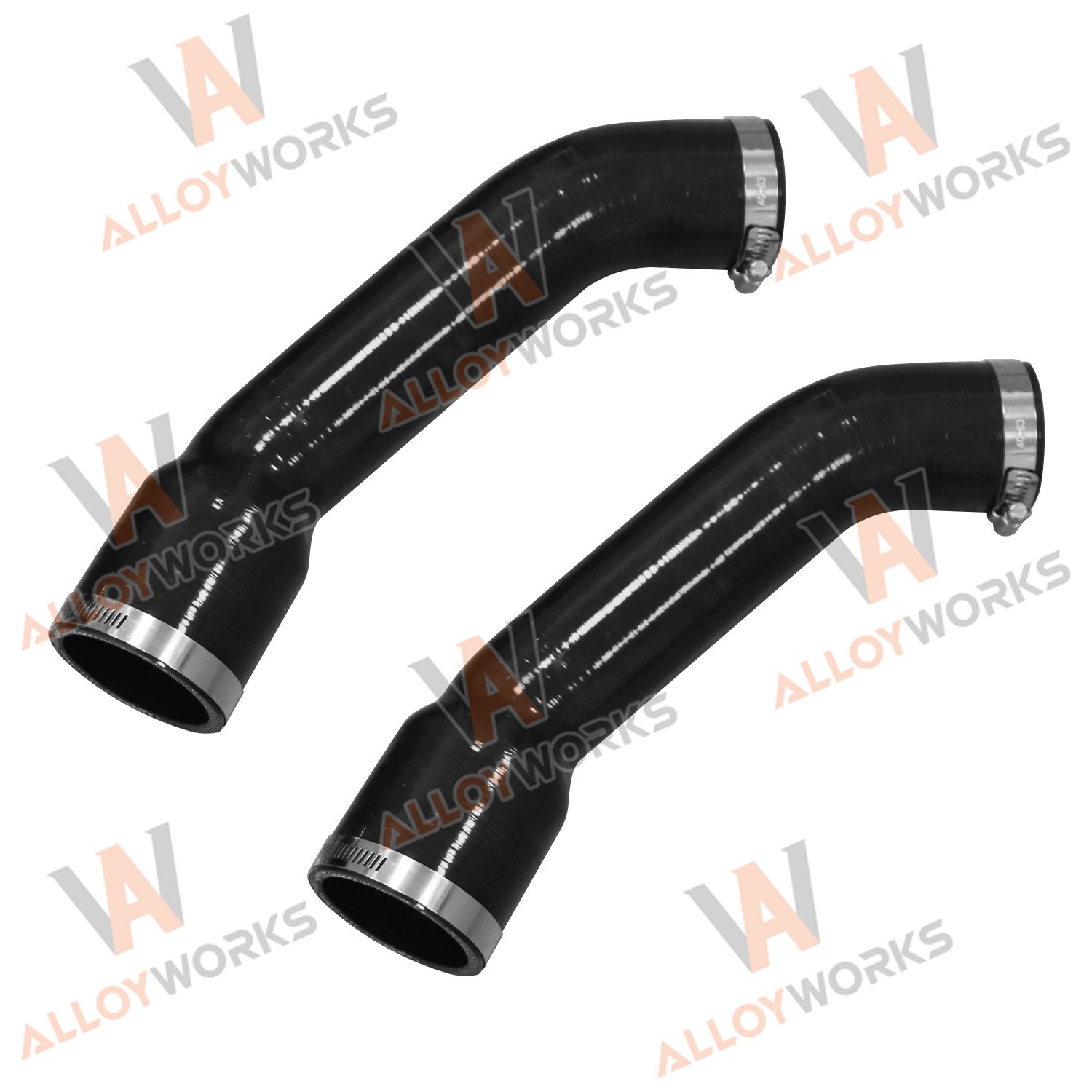 Silicone Right Air Intake Intercooler Hose Fits 14-20 Maserati Ghibli M157 3.0L