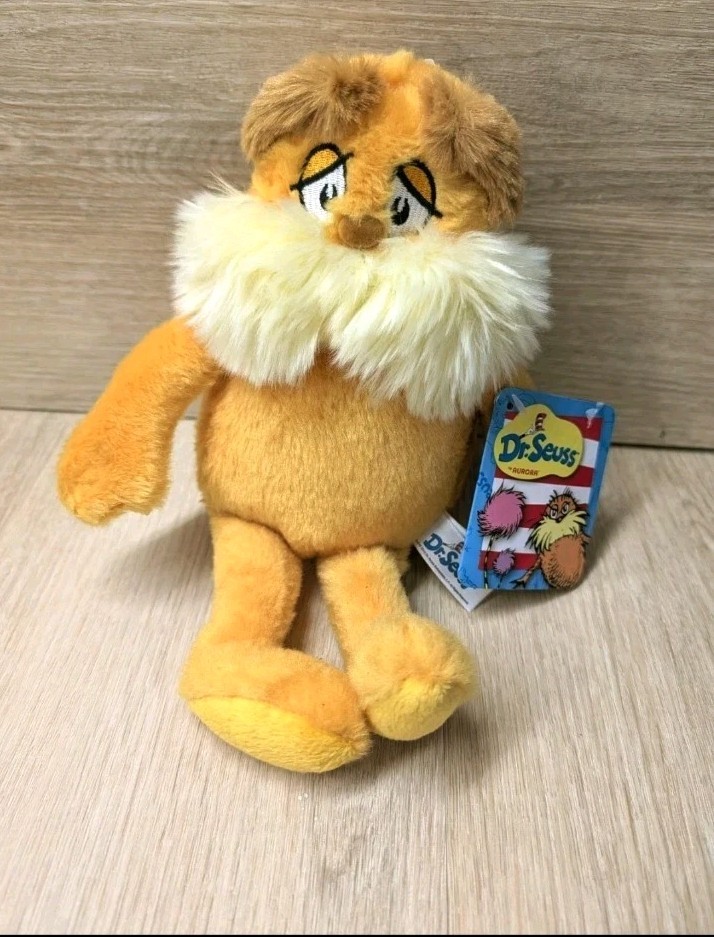 Aurora Dr. Suess The Lorax Plush Toy Stuffed Animal NEW WITH TAGS