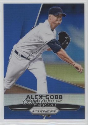 2015 Panini Prizm Blue Prizm 19/75 Alex Cobb #21 1s8